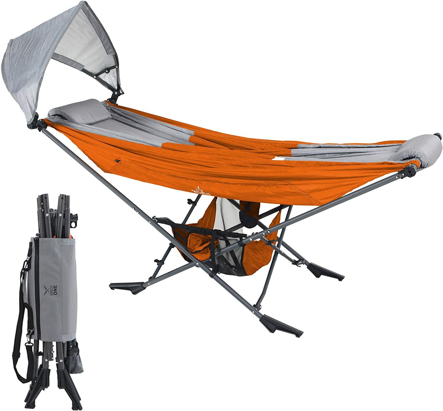 Outdoor Camping Hammock With Stand Portable Folding Hammock For Beach Camping gallery