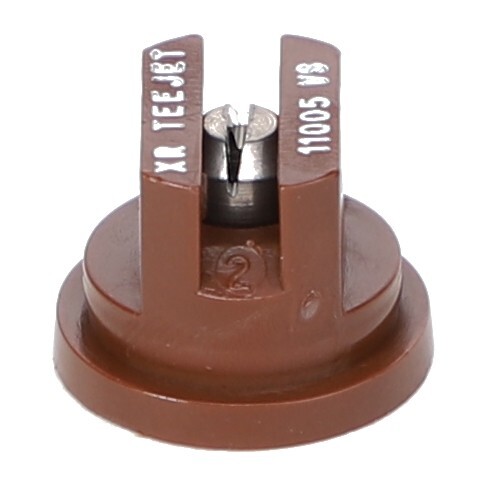 TeeJet XR11005VS Extended Range Spray Tip, 0.31-0.61 GPM, 15-50 psi, Stainless gallery