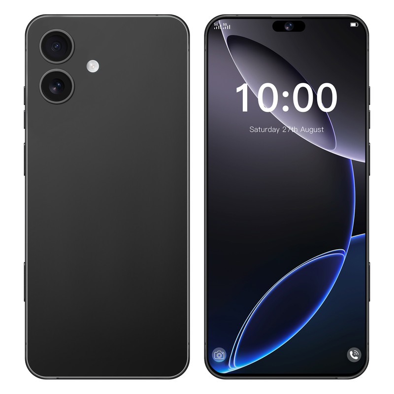 i16 Plus Factory Unlocked HD Smartphone Android 14 Dual SIM 8+256GB 8000mAh 6.8″