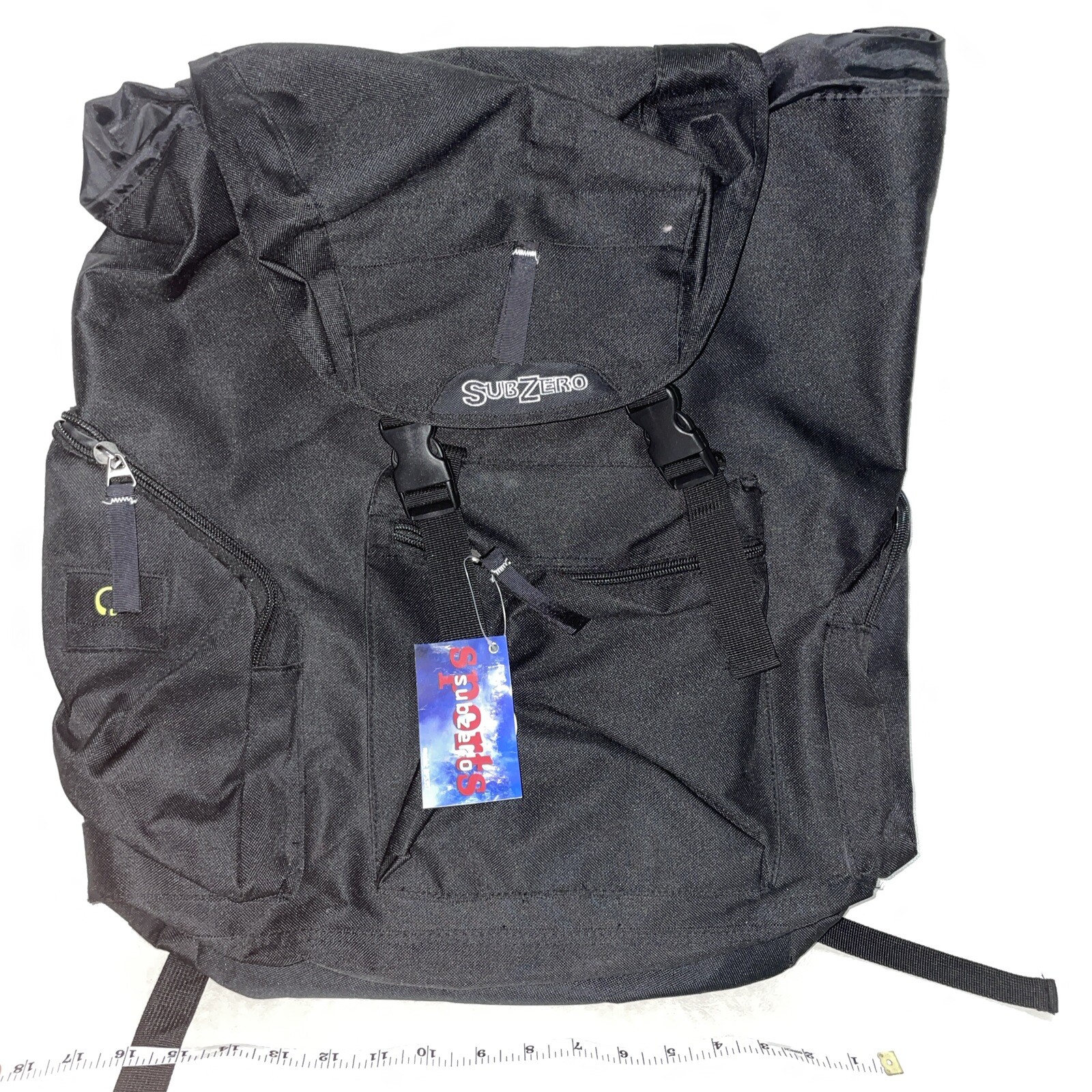 subzero BP5357 Essential Large backpack black NWT 2