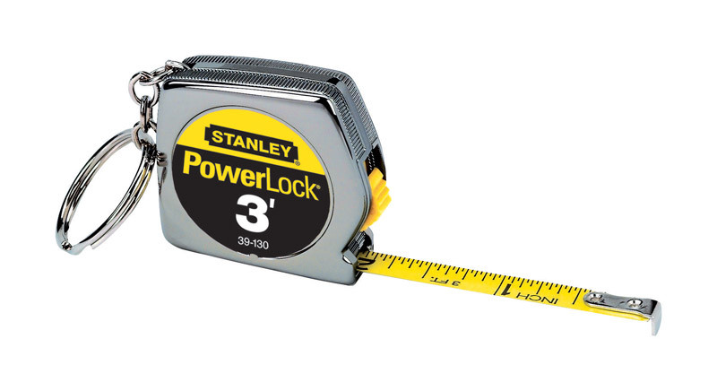 Stanley 39-130 PowerLock Key Chain Tape Measure 1/4 in. W x 3 ft. L gallery
