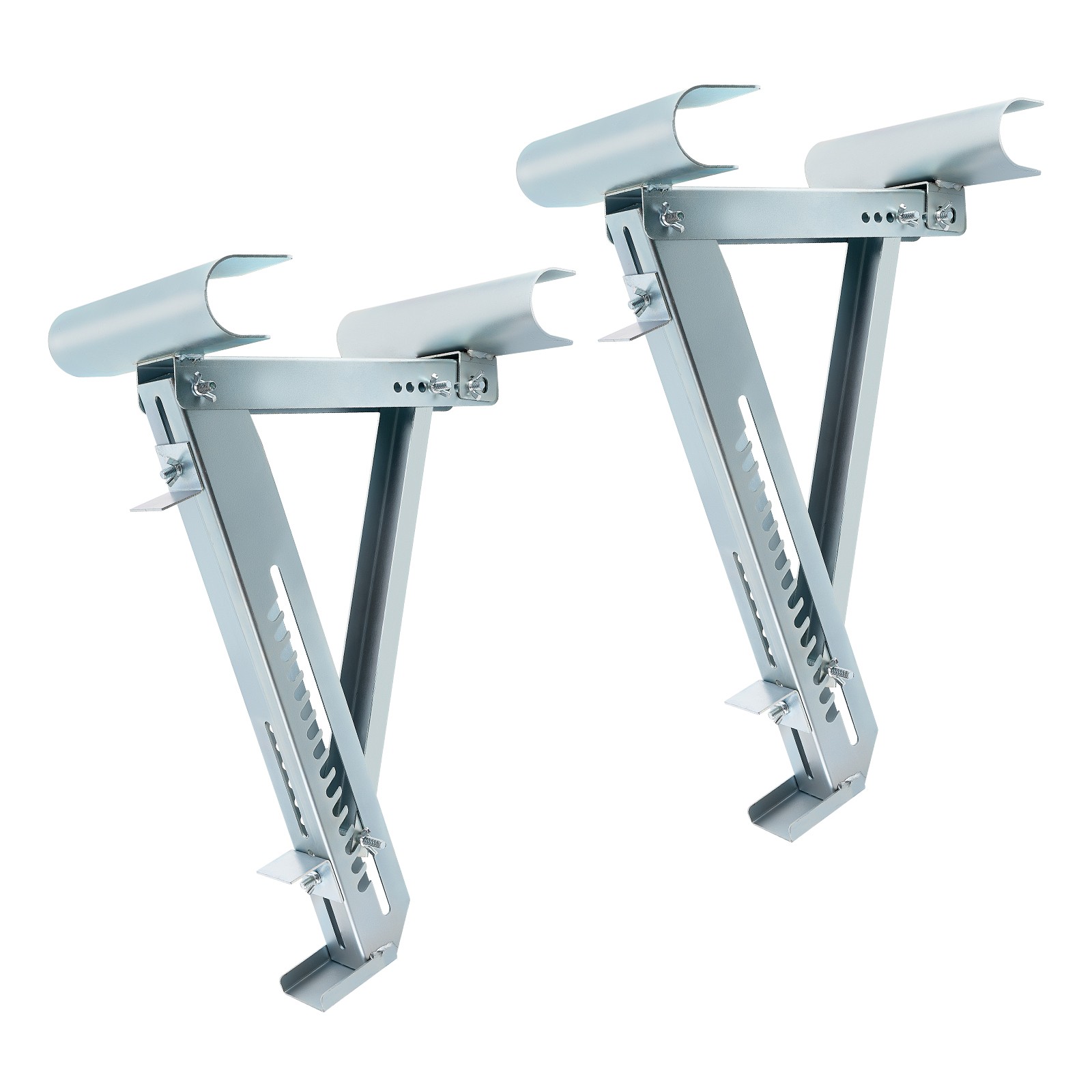 2pc Steel Ladder Bracket 20 Inch Platform 440lbs Max Load Painting Repair gallery