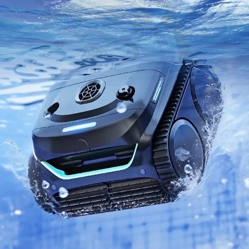 WYBOT C2 Robotic Pool Cleaner, Cordless Pool Vacuum for Inground Pools gallery