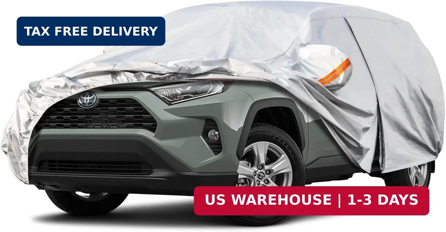 Kayme 6 Layers SUV Car Cover Custom Fit for Toyota RAV4 (2006-2025), Waterproof gallery