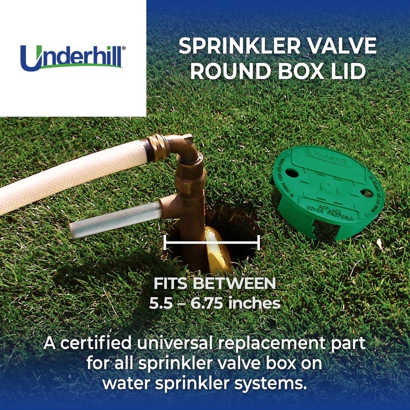 Sprinkler Valve Round Box Lid, VersaLid 6 Inch to 7 Inch Universal Cover for ... gallery