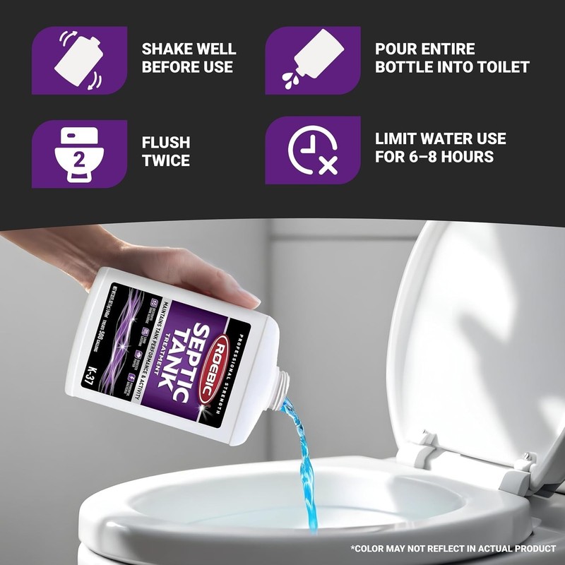 32 Fl Oz Safe & Effective Septic Tank Treatment - Removes Clogs and Odors gallery