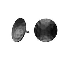 1 1/4″ Round Hammered Clavos, Premium Type, Black Powder Coated (50) 50