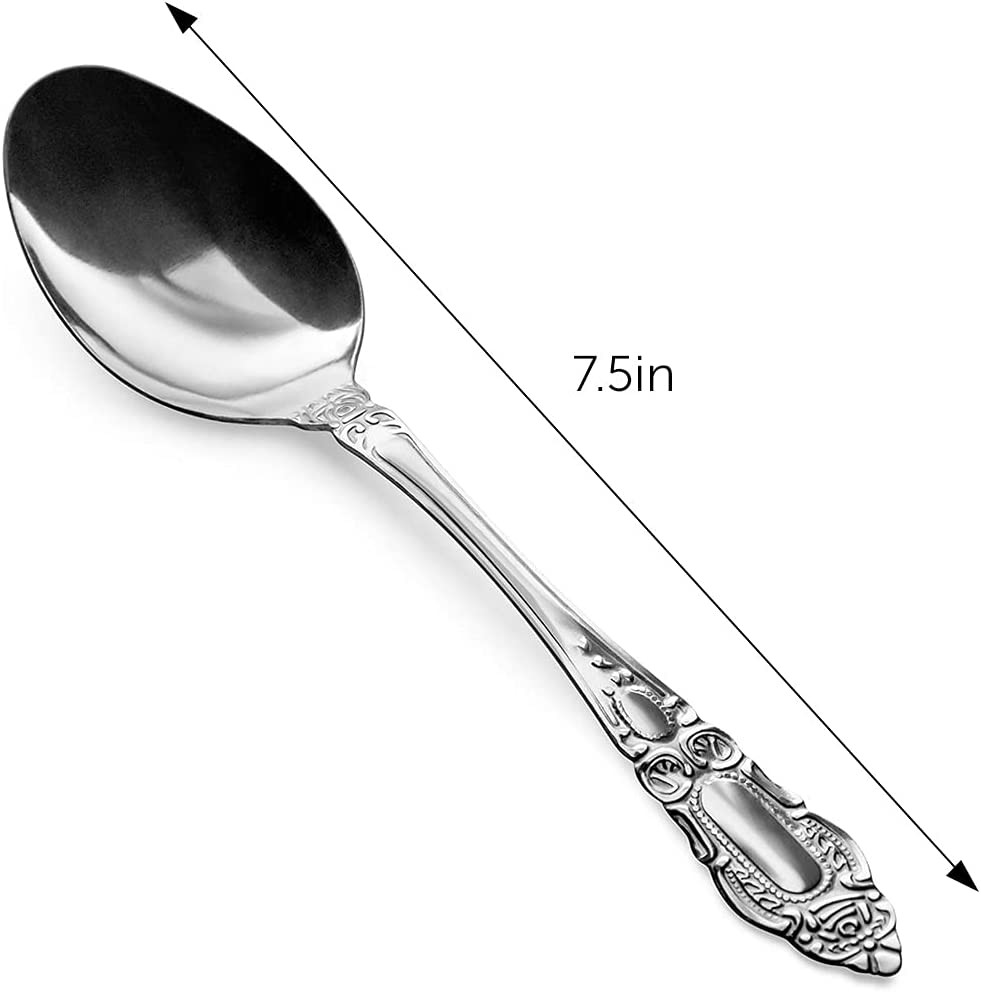 Dinner Spoons Stainless Steel Table Spoons Flatware (Set of 12) gallery