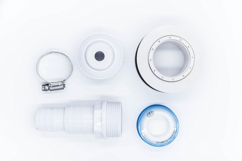 Pool Return Jet Kit - Complete with Fittings, Eyeball Assembly, Clamp, Gaskets a gallery