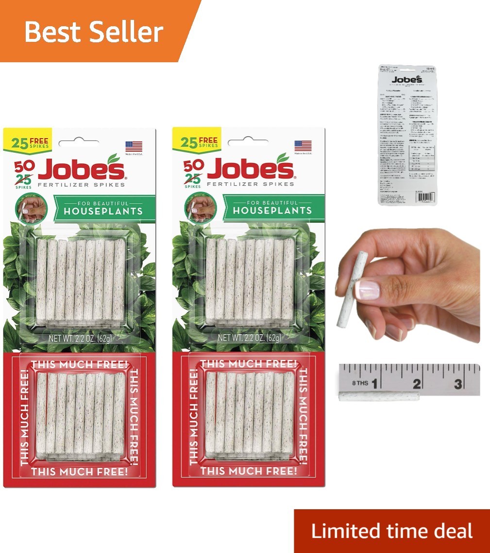 50 Count Jobe's Fertilizer Spikes - Effortless Nutrient Care for Indoor Plants gallery