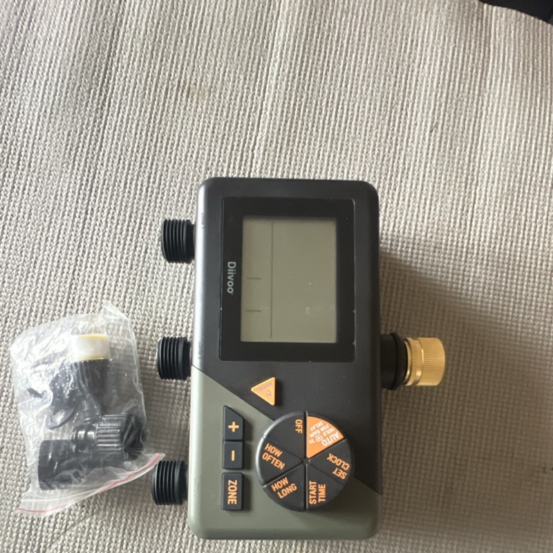 Diivoo 3-Outlet Programmable Digital Tap/Hose Timer with Fittings gallery