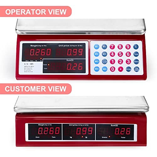 Digital Commercial Price Scale / 30kg for Food Meat Fruit Produce with 66lb gallery