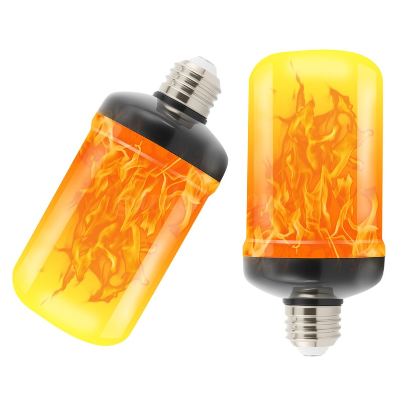 Led Flame Light Bulb, 2 Pack E26 Flickering Light Bulbs with 4 Modes, Faux Flame gallery