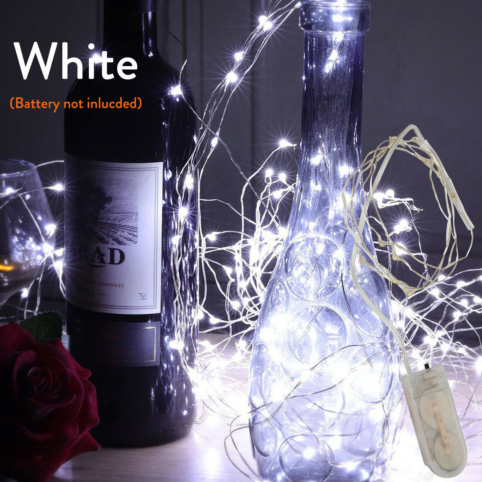 Mini LED Fairy String Light 1M 2M 3M Pink/Purple/Blue/Green/Red/Yellow Wedding gallery