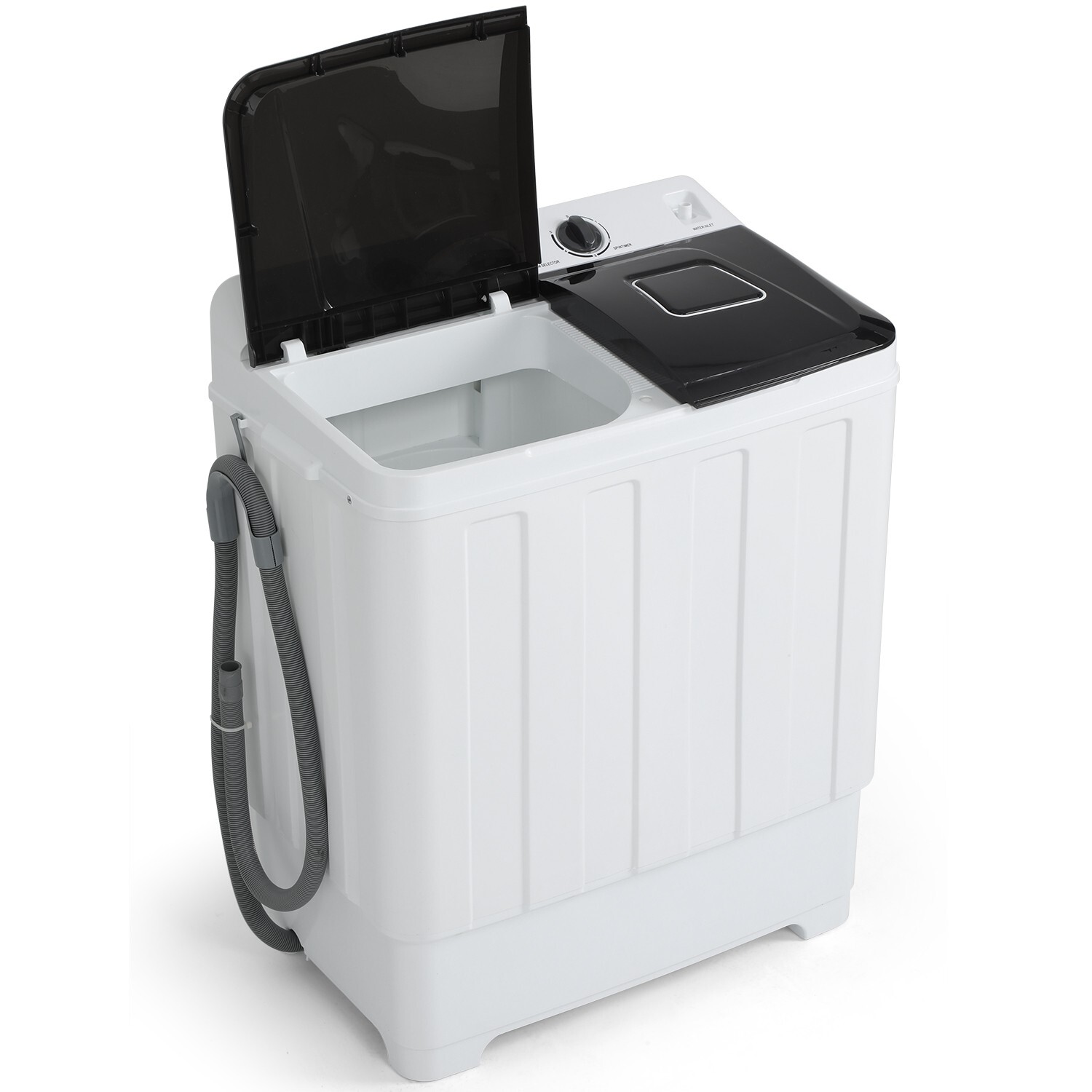 Portable Washing Machine 30LB Twin-Tub Mini Compact Laundry Washer Combo Home✨ gallery