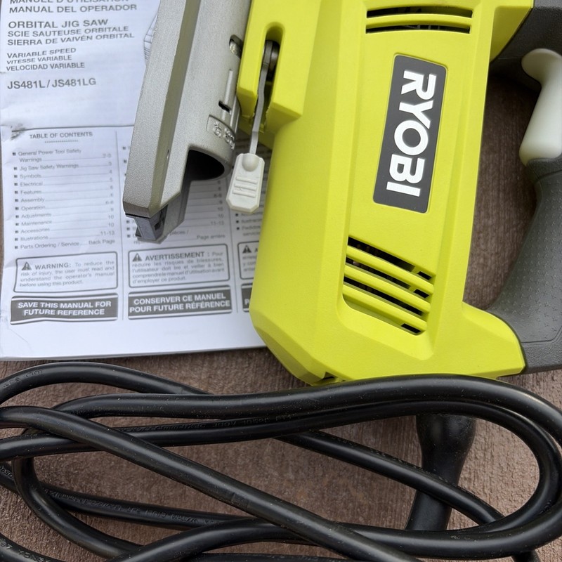 Ryobi JS481LG 4.8Amp Variable Speed Jig Saw Free Shipping gallery