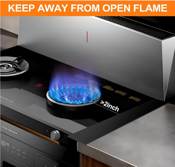 2-Pack Silicone Stove Gap Covers — Heat-Resistant Counter Gap Filler 21/25 in gallery