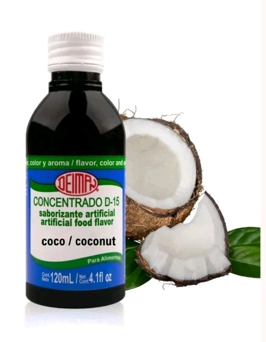 2X DEIMAN COCONUT ( COCO ) CONCENTRATE -2 BOTTLES OF 4.1oz (120ml) EA -FREE SHIP