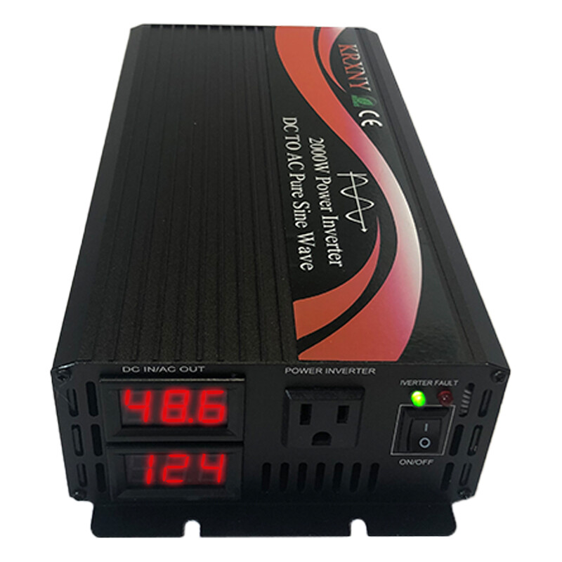 2000W Pure Sine Wave Power Inverter 48V DC to 110V AC with LED Display US Stock gallery