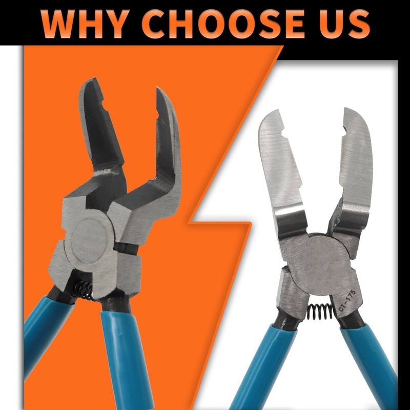 Mutipurpose Diagonal Cutting Pliers Wire Flush Cutters Stripper Car Trim Panel C gallery