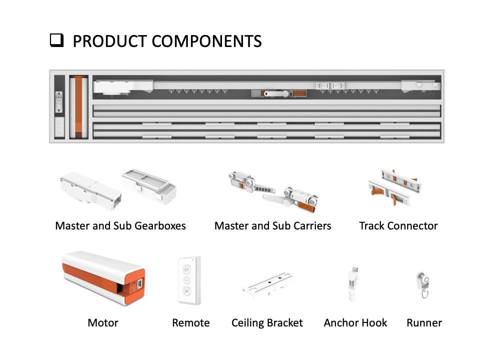 HC Beltless Smart Curtain System: WiFi Control, Heavy Duty, Easy Installation gallery