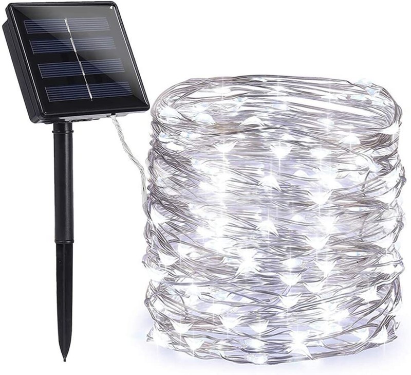 Solar LED String Lights Copper Wire Waterproof Outdoor Fairy LED Decor Garland gallery