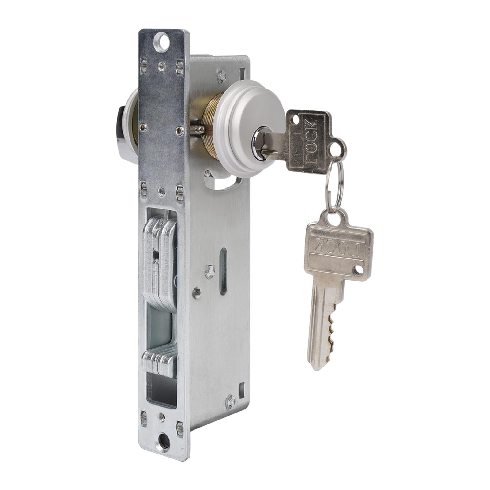 Storefront Door Lock, Commercial Door Lock Double Cylinder Hook Deadbolt Lock... gallery