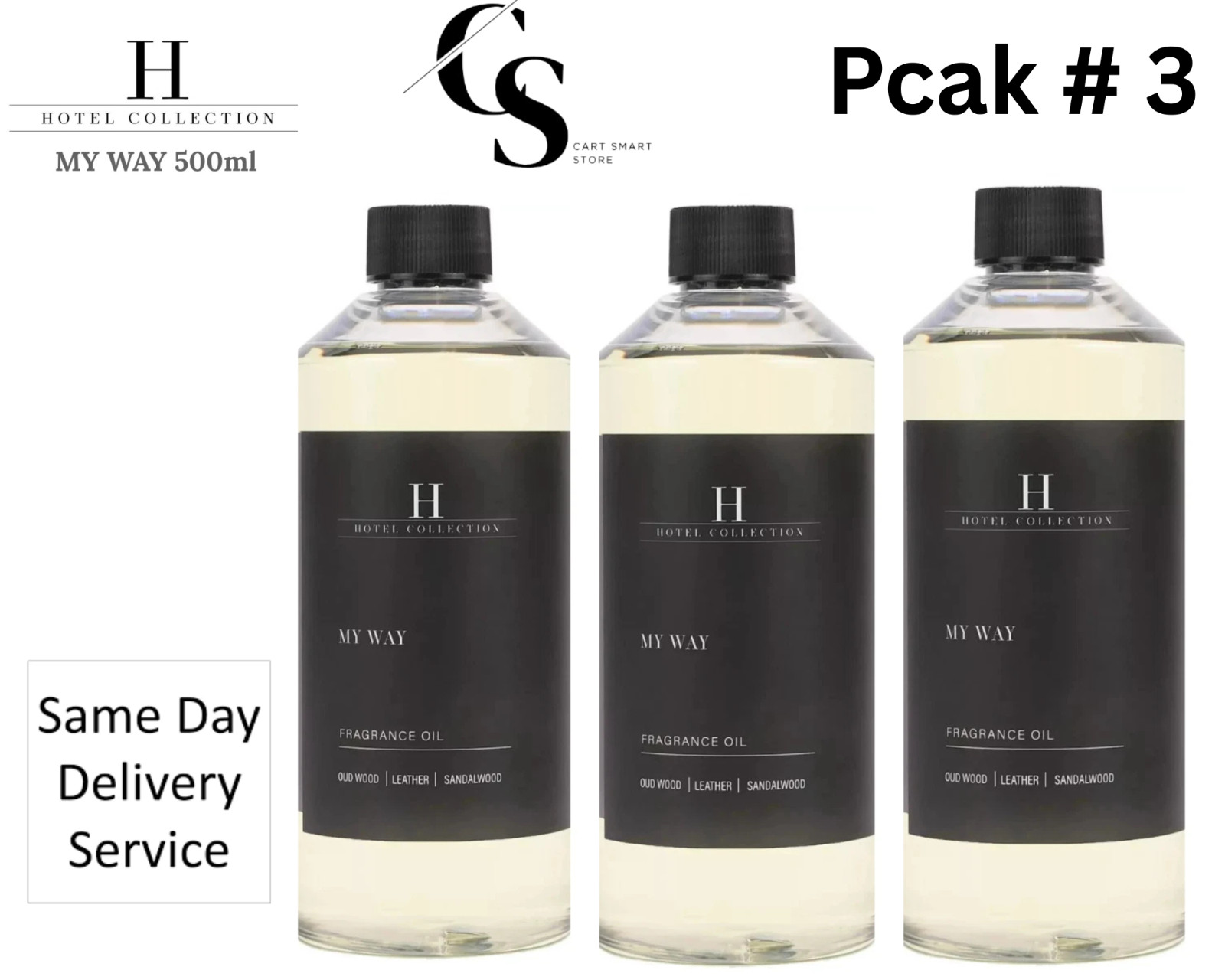 3 pack My Way 500ml Diffuser Oil Inspired By 1 Hotel Miami Hotel Collection gallery