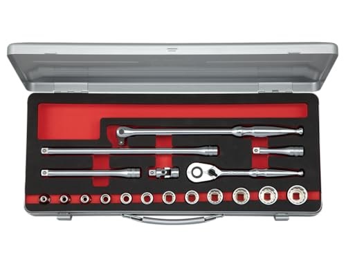 Kyoto Machine Tools KTC 9.5 sq. [18-Piece] Socket Wrench Set Dodecagonal TB318WA gallery