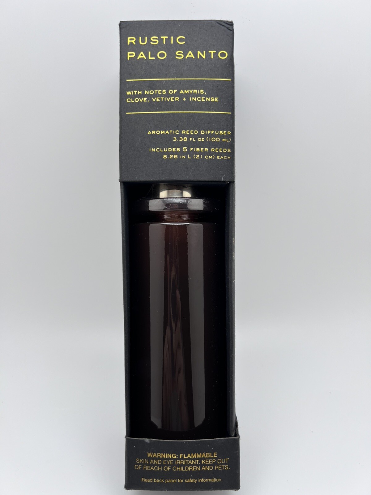 Threshold 100ml Fiber Reed Diffuser Rustic Palo Santo 5Fiber Reeds gallery