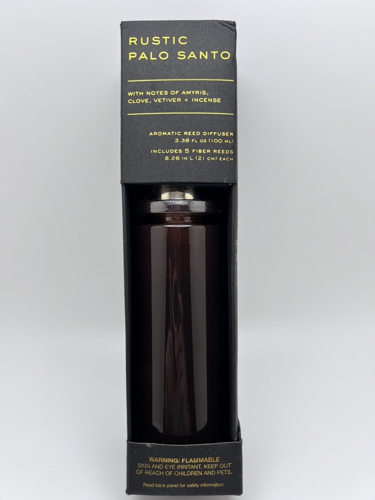 Threshold 100ml Fiber Reed Diffuser Rustic Palo Santo 5Fiber Reeds