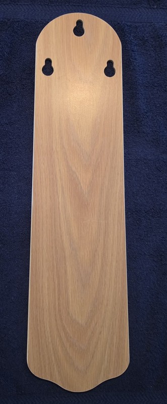 Hampton Bay Ceiling Fan AC-552 Replacement Fan Blade Reversible White/Wood Grain gallery