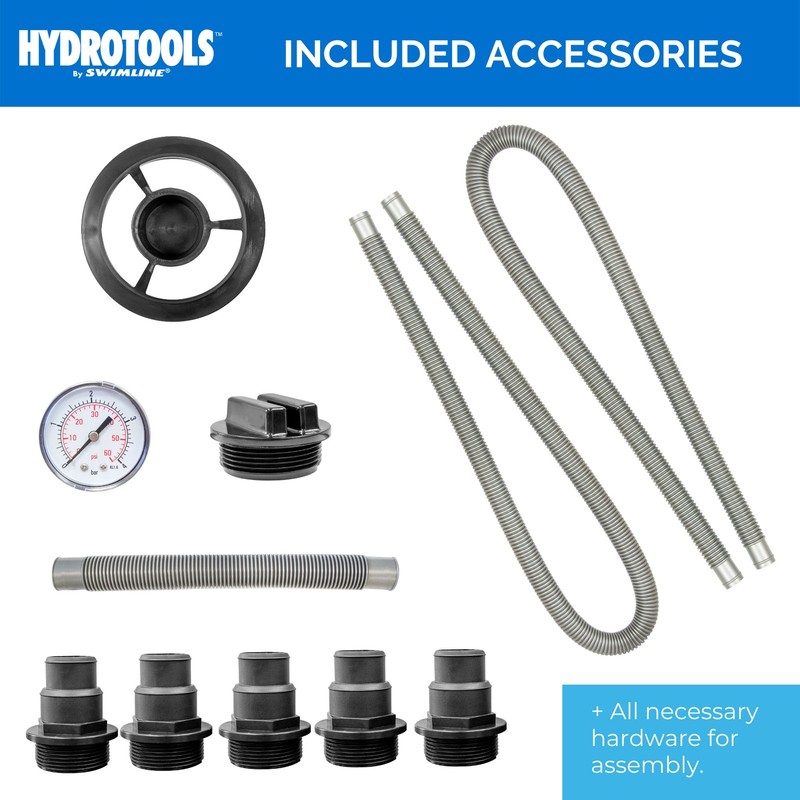 Sand Master 71225 Above Ground Pool 13" Sand Filter w/ Pump (Open Box) (2 Pack) gallery