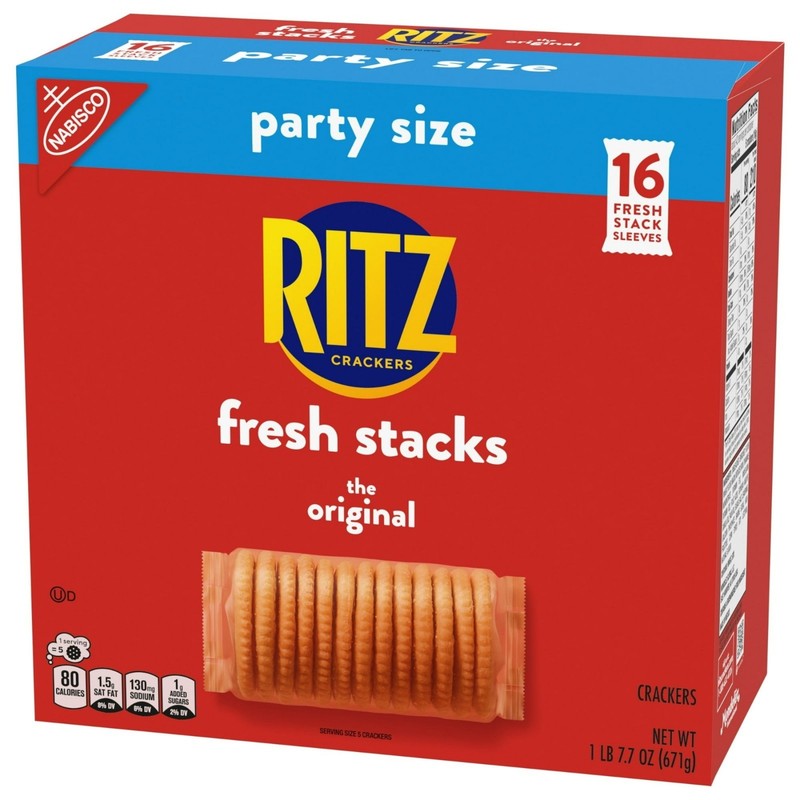 RITZ Fresh Stacks Original Crackers Party Size 16 Packs 23.7oz gallery