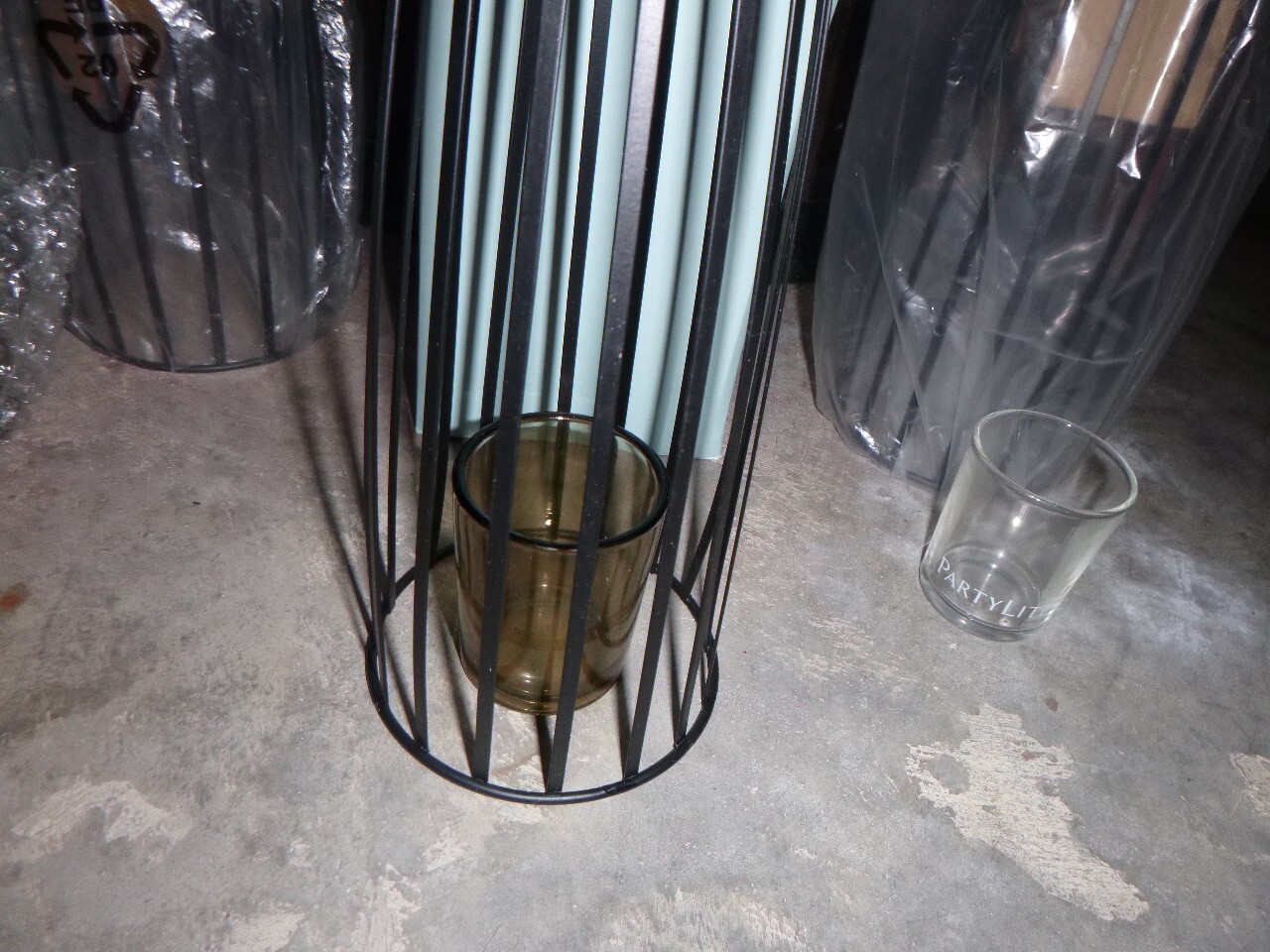 3 PartyLite Linear Lites Pillar Candle Holder 18" P9750T gallery