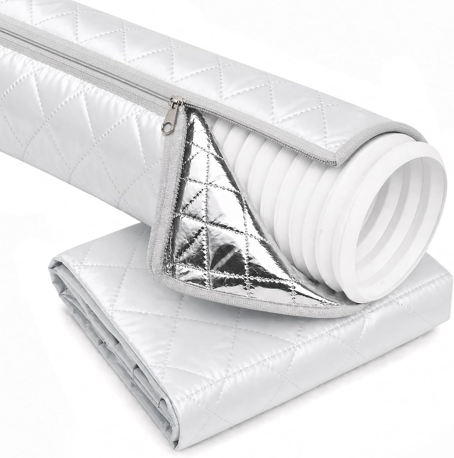 Portable Air Conditioner Hose Cover Wrap with Zipper, Insulated AC Exhaust Ho... gallery
