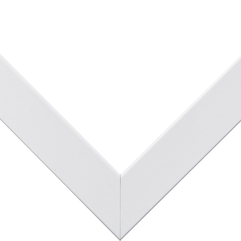 Craig Frames Essentials, 1 Inch Wide Modern Satin White Picture Frame gallery