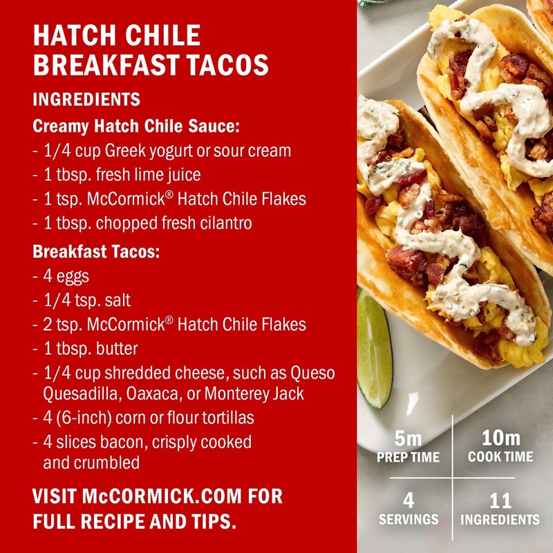 McCormick Hatch Chile Pepper, Crushed, Balanced, 1.25 Ounce (Pack of 1) gallery