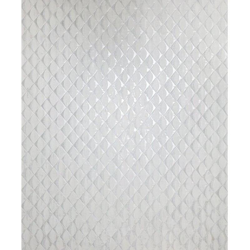 Light Gray beige white silver glitter faux fabric diamond textured Wallpaper 3D gallery