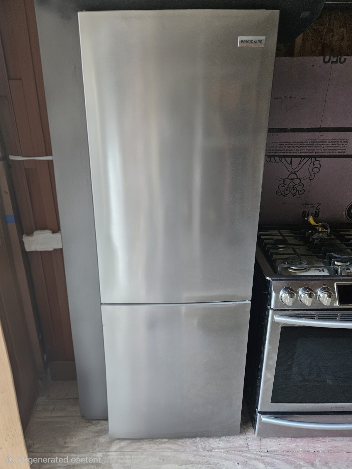 Frigidaire 24" Freestanding 11.5 Cu. Ft. Bottom Freezer Refrigerator -FRBG1224AV gallery