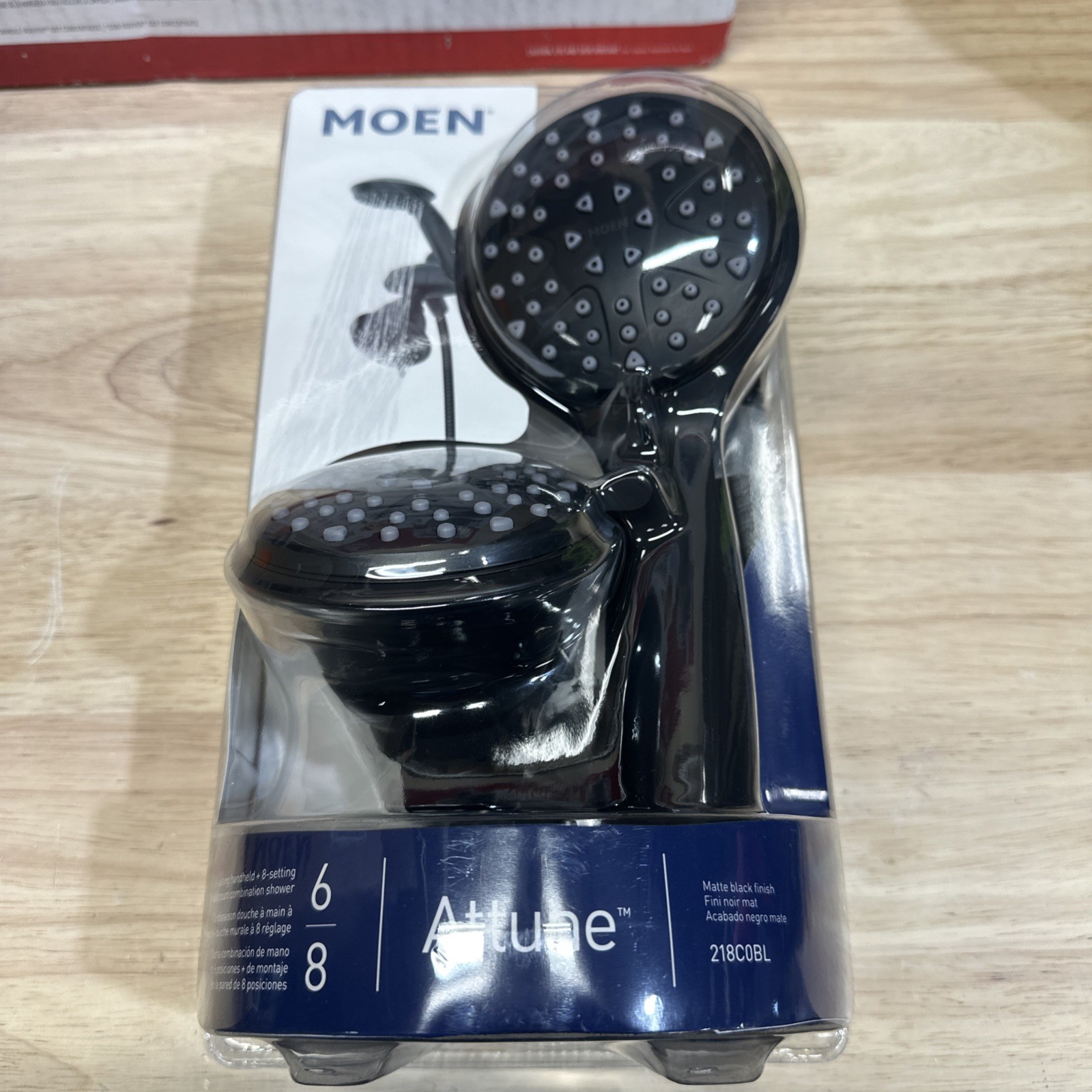 Moen Attune 8 Spray Dual Mount Hand Shower in Matte Black 218C0BL gallery