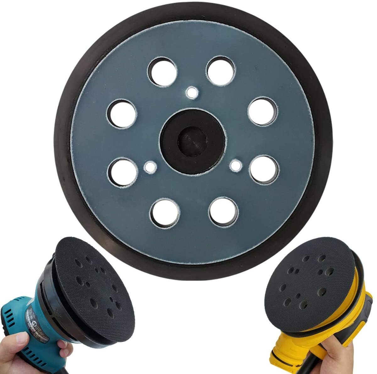 5 inch Orbital Sander Replacement Pad Hook Loop for Dewalt/Makita/Porter Cable gallery