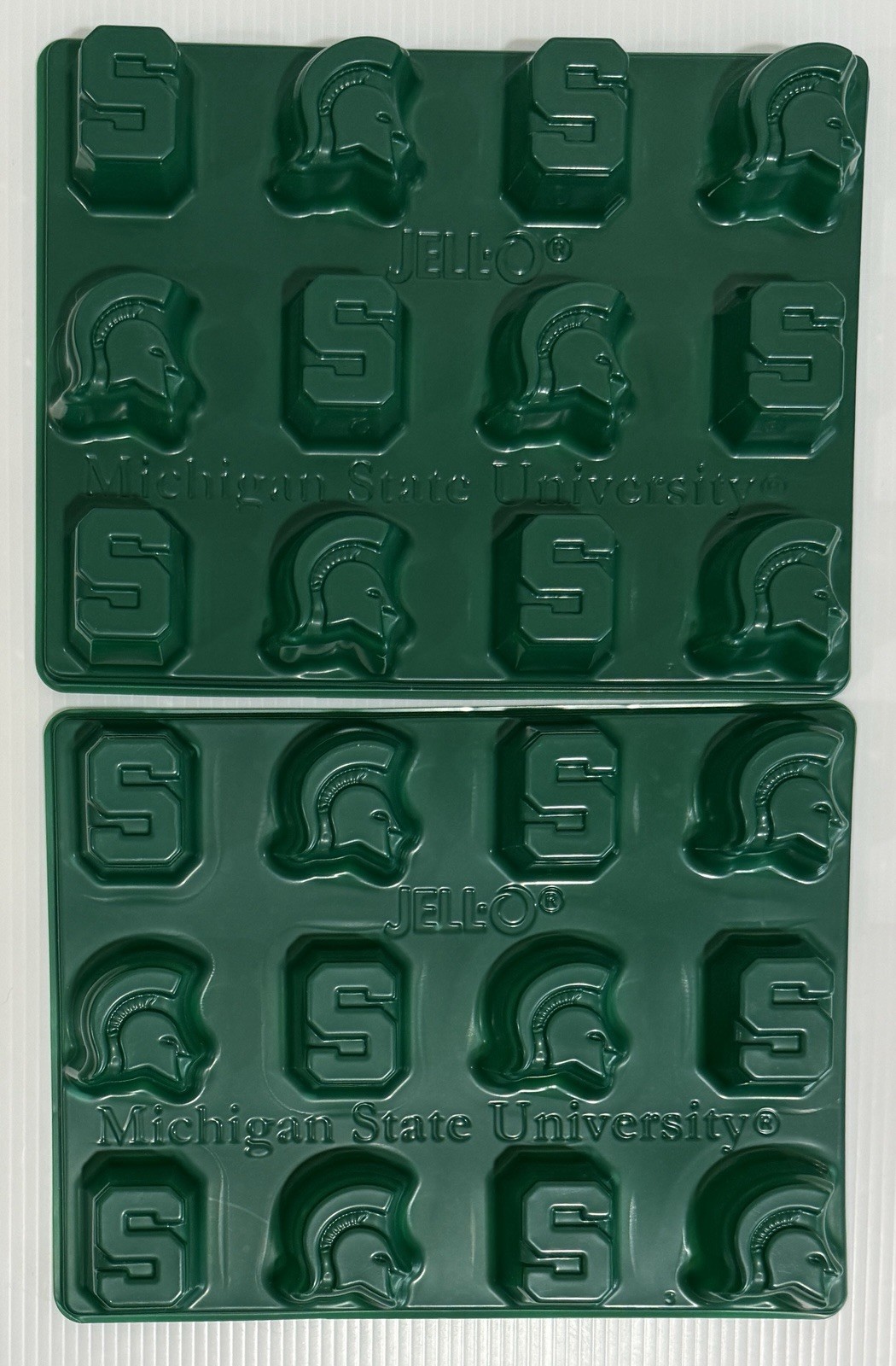 Michigan State University Jello (2) Shots Shooters Mold Candy NCAA Spartans MSU gallery