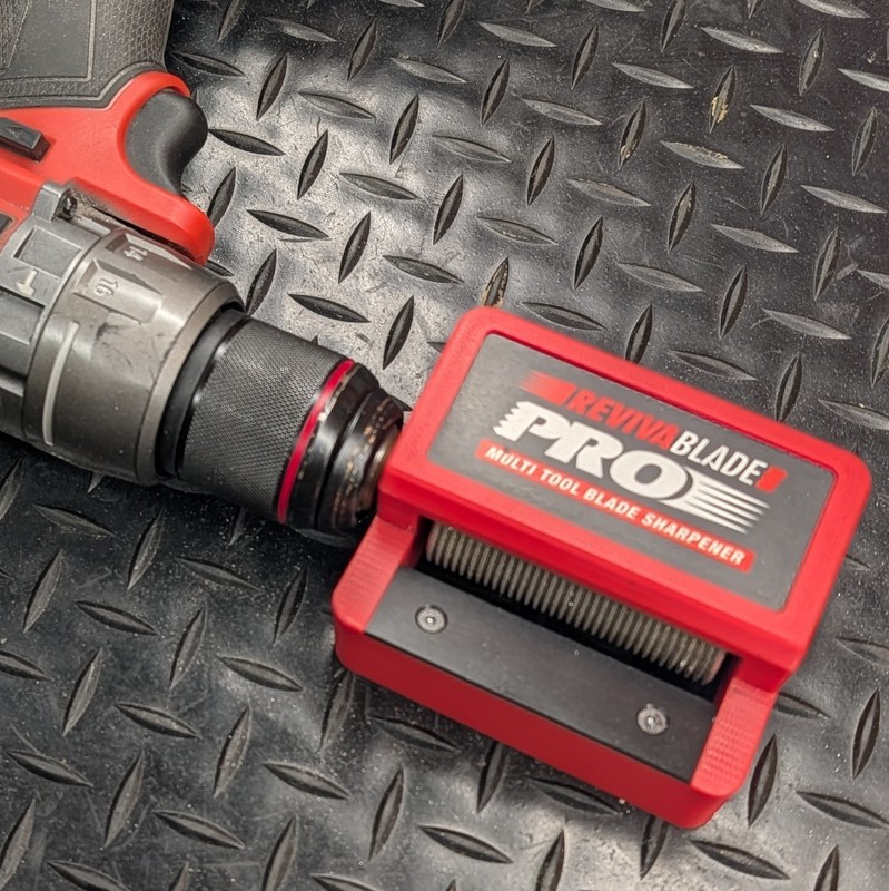 REVIVABLADE® Pro Multi-Tool Blade Sharpener – Cordless Drill Powered gallery