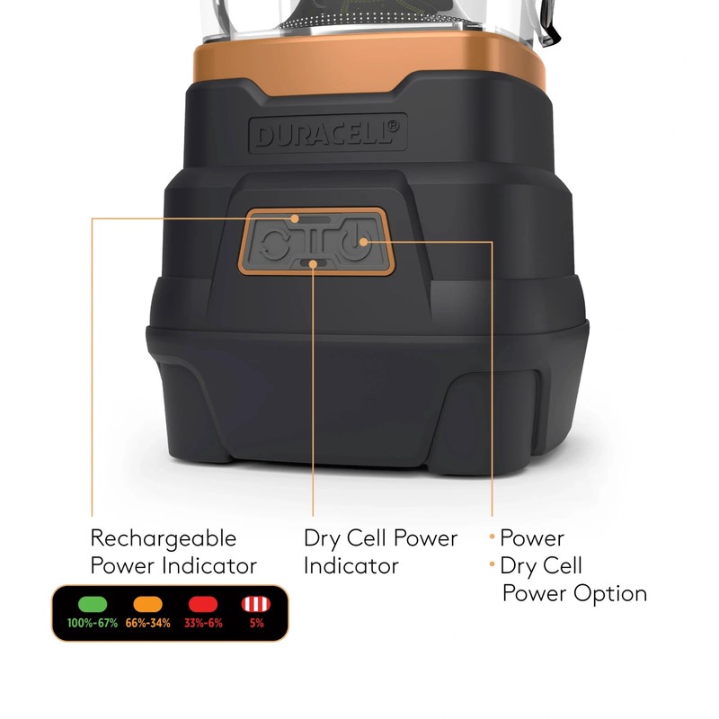 Duracell 5000L Tri-Powered Solar Lantern 5000 Lumen gallery