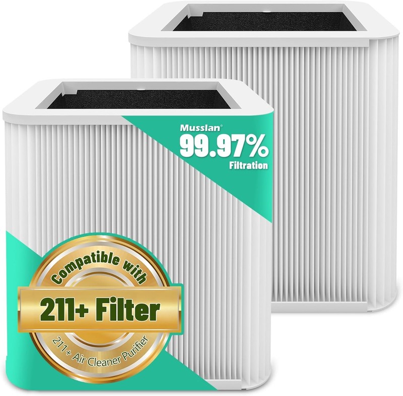 2 Pack 211+ Replacement Filter For Blue Pure 211+ Air Purifier H13 HEPA Carbon gallery