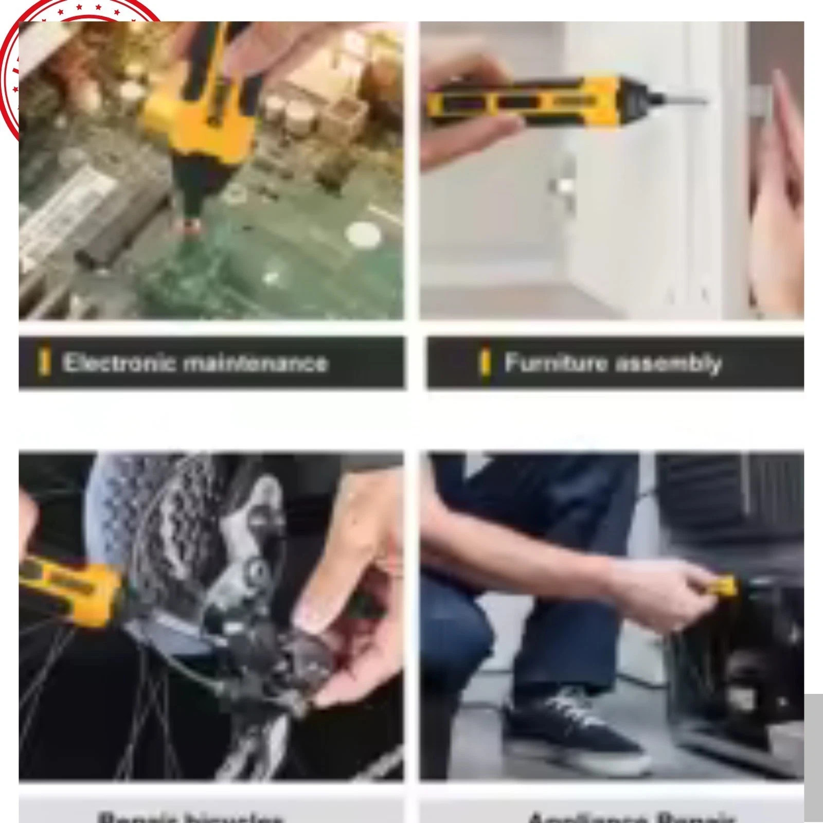 New DEWALT Cordless Electric Screwdriver 1300mAh USB Rechargeable Free Shipping gallery
