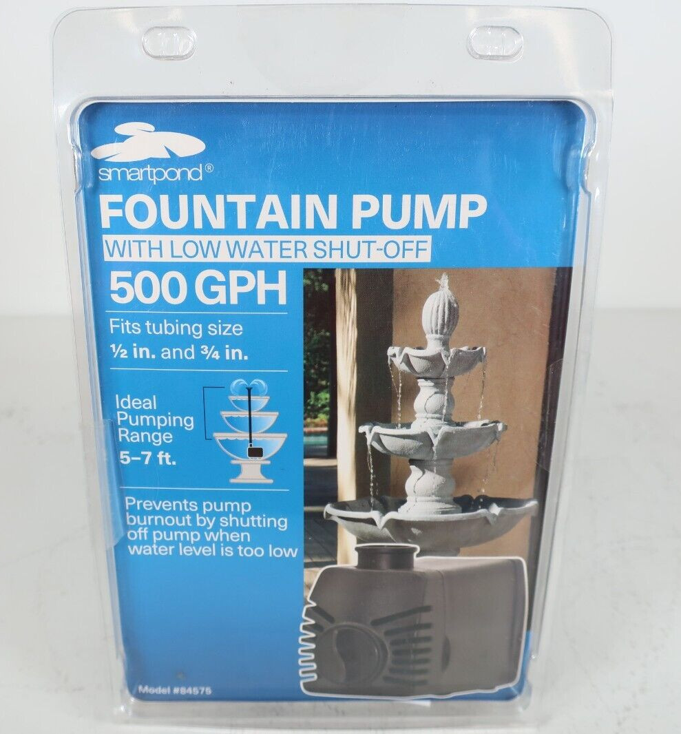 Smart Pond Fountain Pump With Low Water Shut Off 500GPH (#84575) gallery
