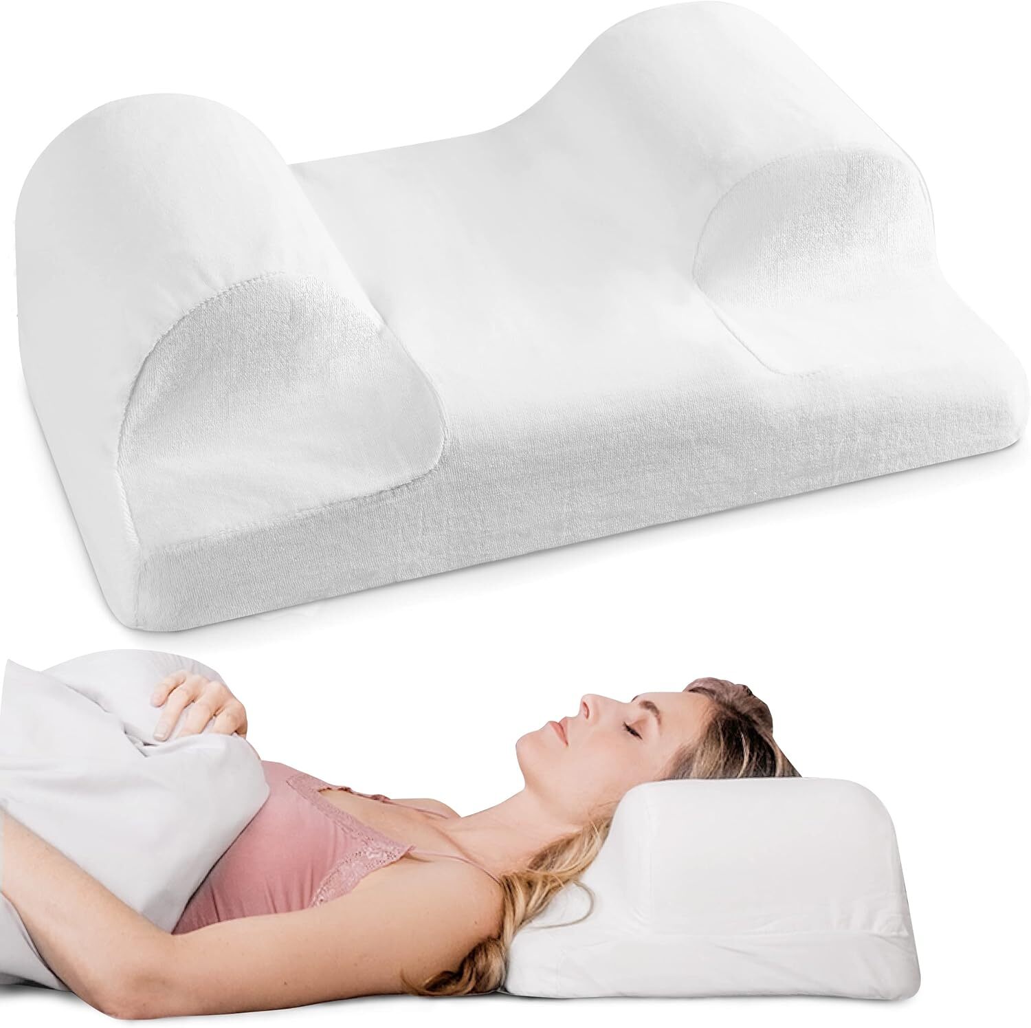 YourFacePillow- Back Sleeper Beauty Pillow/ Cervical Neck Pillow - Large gallery