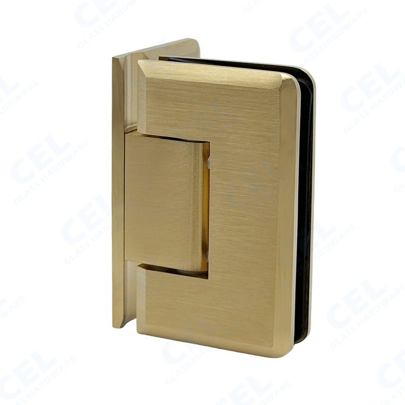 CP1N344, Adjustable Wall Mount Offset Back Plate Hinge for frameless Shower Door gallery